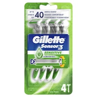 Rasoirs jetables Gillette Sensor3 Sensitive, paq. 4