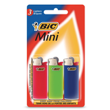 BIC Mini Lighter, Multi-colour, 3-pk Front_Flat
