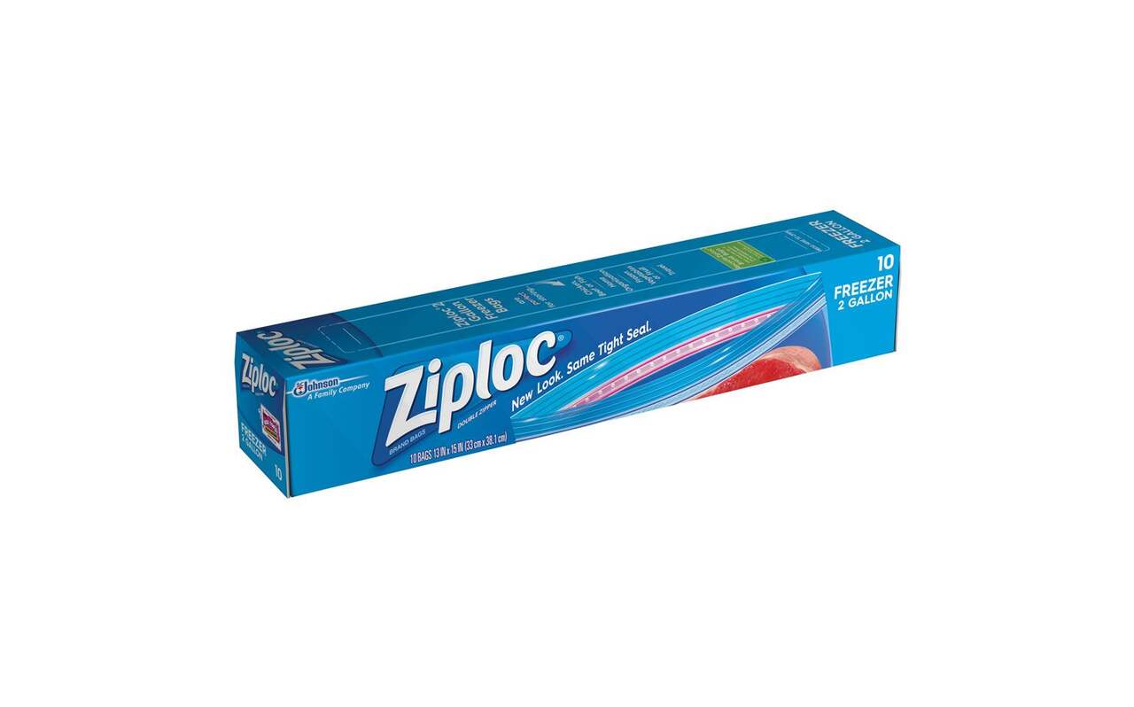 Ziploc Medium Freezer Plastic Bags, 950-mL, 38-pk