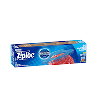 Ziploc Large Plastic Freezer Bags, 3.78-L, 14-pk Front_Angled_Right