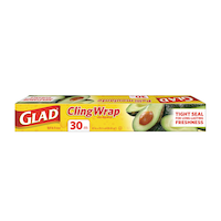Glad Cling Plastic Wrap, 98-ft