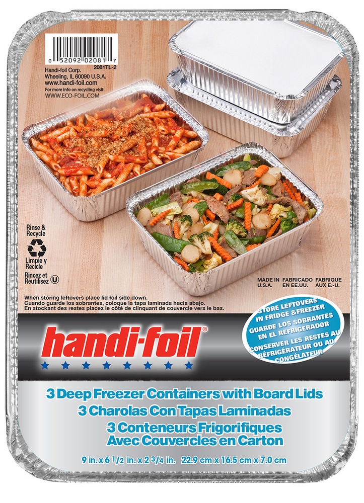 HandiFoil Deep Freezer Container, 3pk Canadian Tire