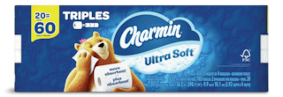Charmin Ultra-Soft Double Roll Toilet Paper, 3-ply Tissue, 20-pk | Canadian  Tire