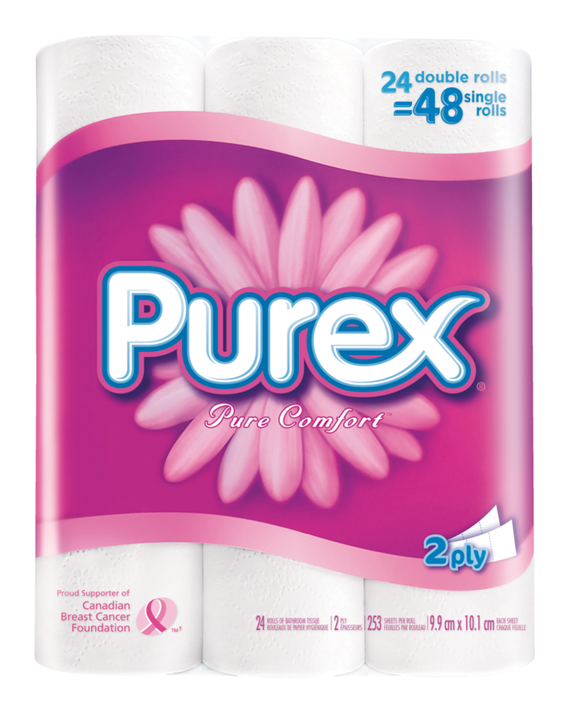 Purex Double Roll Toilet Paper, 24Roll Canadian Tire