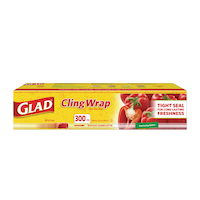 Glad Cling Plastic Wrap, 980-ft