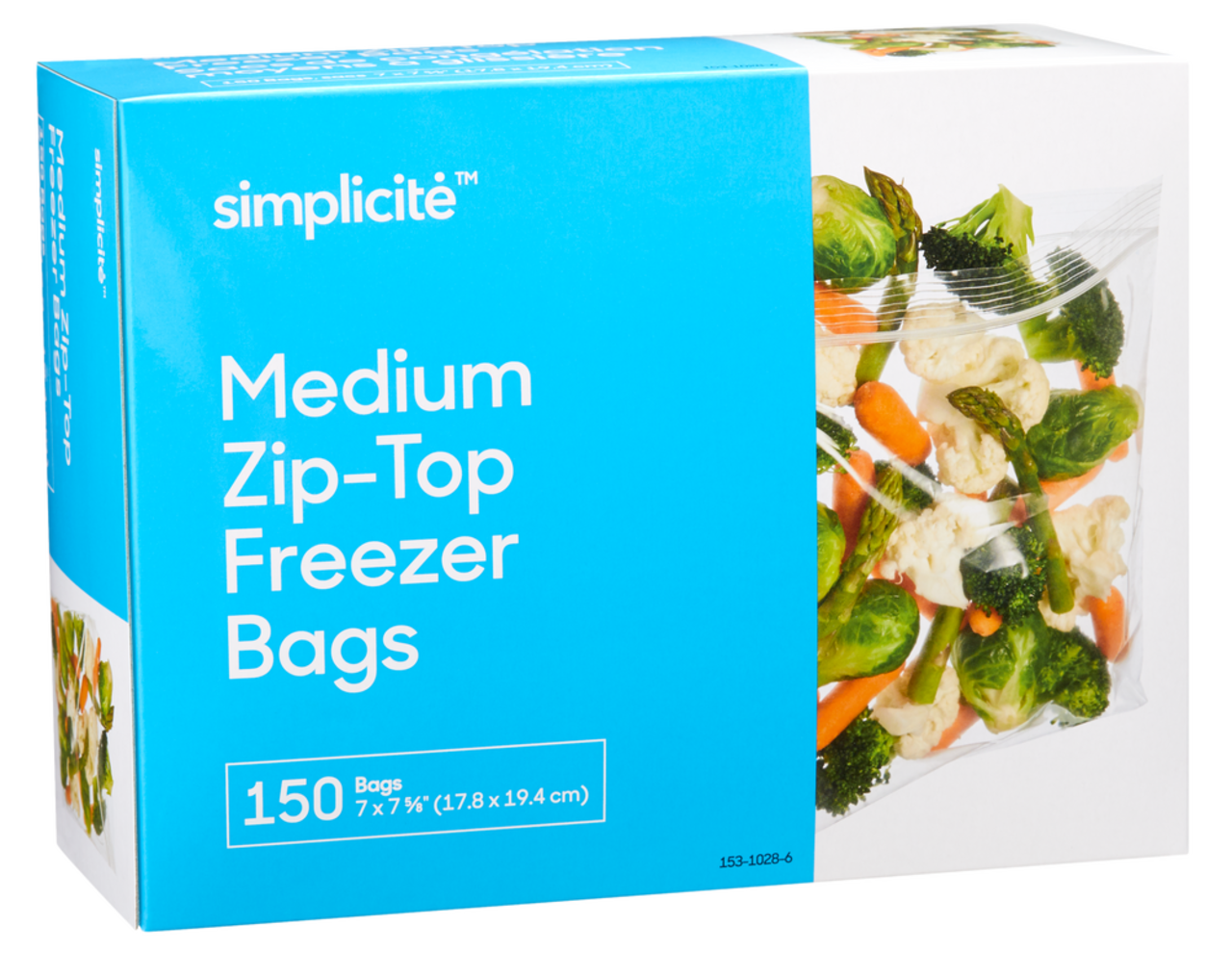 Total Home Gallon Freezer Bags with Easy-Close Slider | Storage Bag - 10 ct | CVS