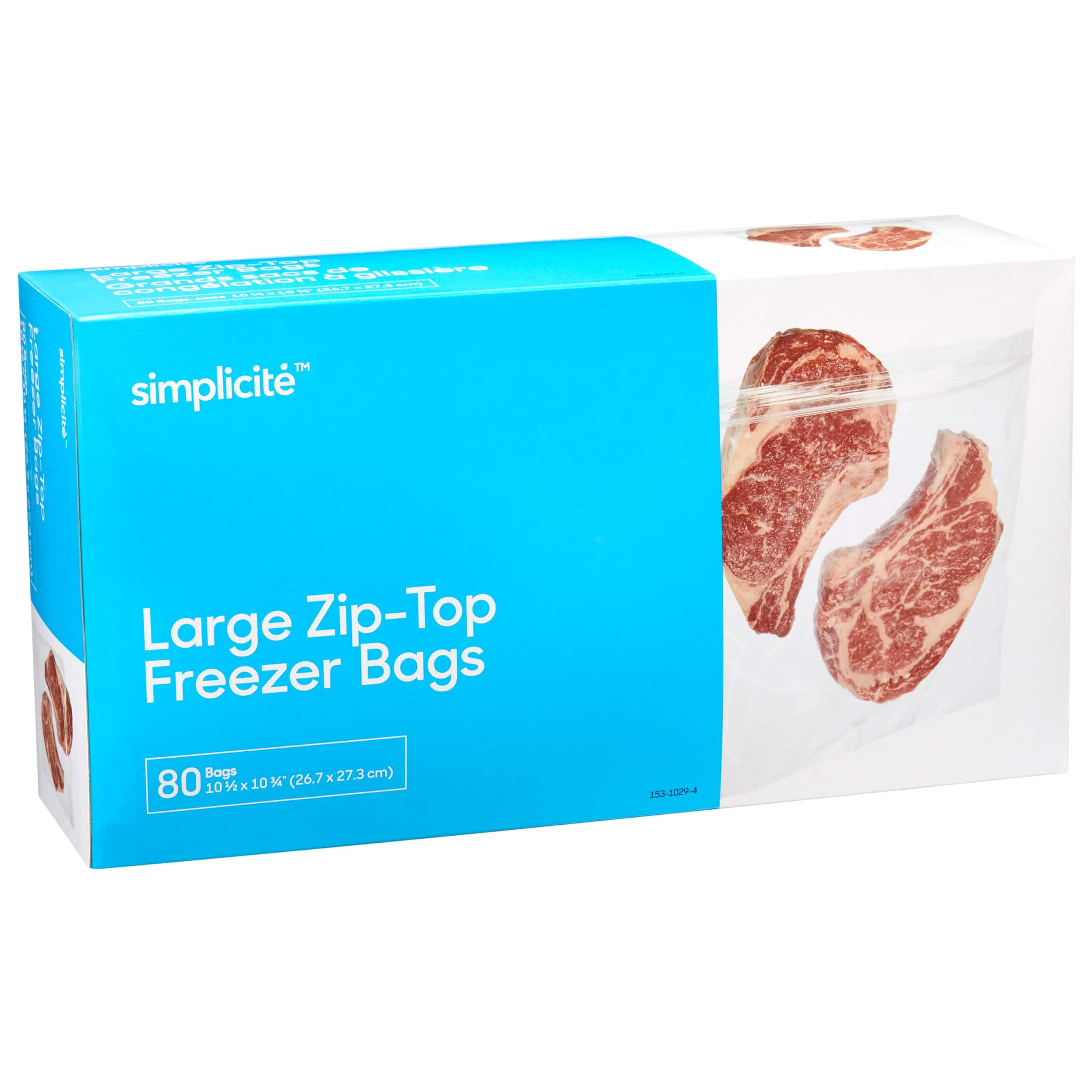 Large on sale zip bags