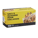 Zip-Top Plastic Snack Bags, 250-mL, 150-pk Front_Angled_Right