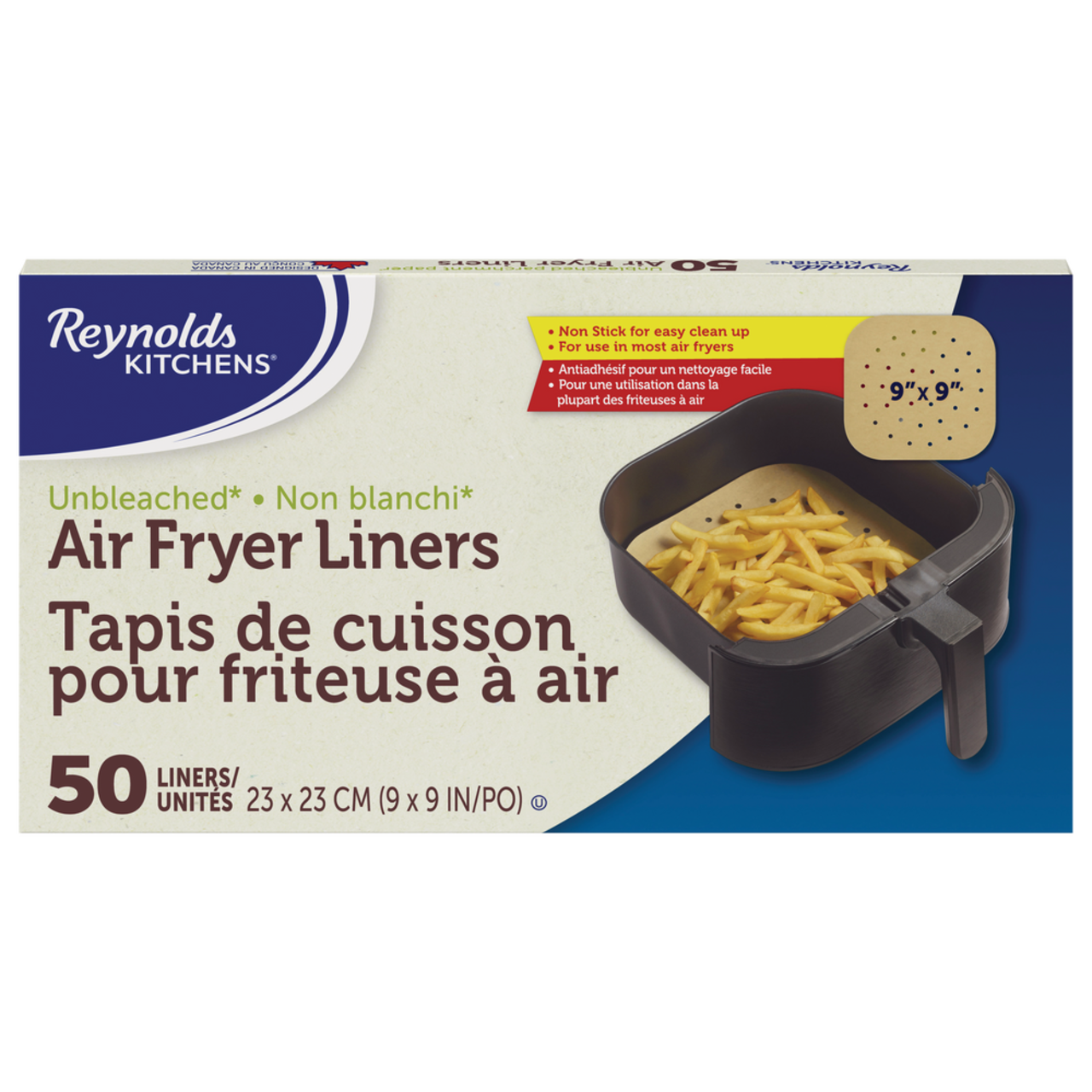 Reynolds Kitchens Air Fryer Liners (50 Count (Pack of 2))