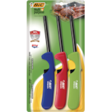 BIC® Multi-Purpose Classic Edition BBQ Lighter, Multi-colour, 3-pk Front_Flat
