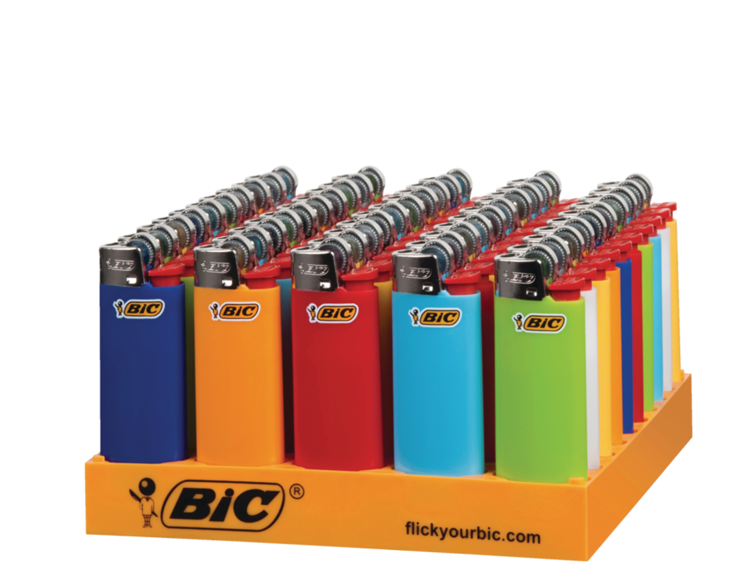 BIC Classic Mini Lighter, Assorted Front_Angled_Left