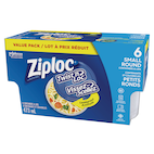 Ziploc - 4 Pack 709mL Small Disposable Square Food Containers :: Weeks Home  Hardware