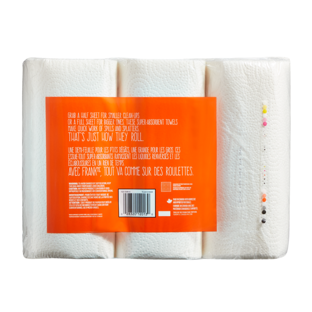 FRANK Bathroom Tissue, 24-pk, Soft