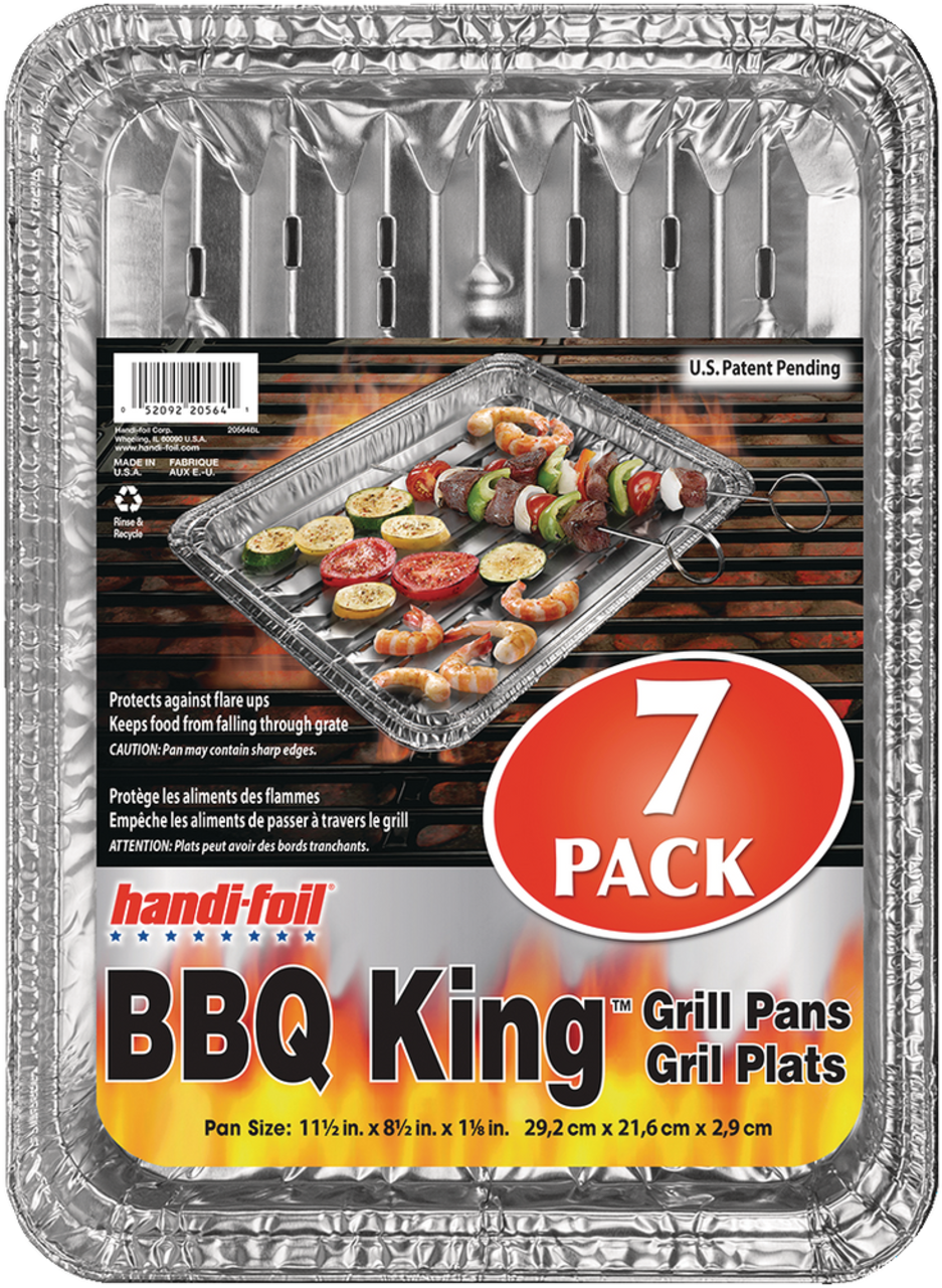 Plaques pour barbecue Handi-Foil BBQ King, paq. 7