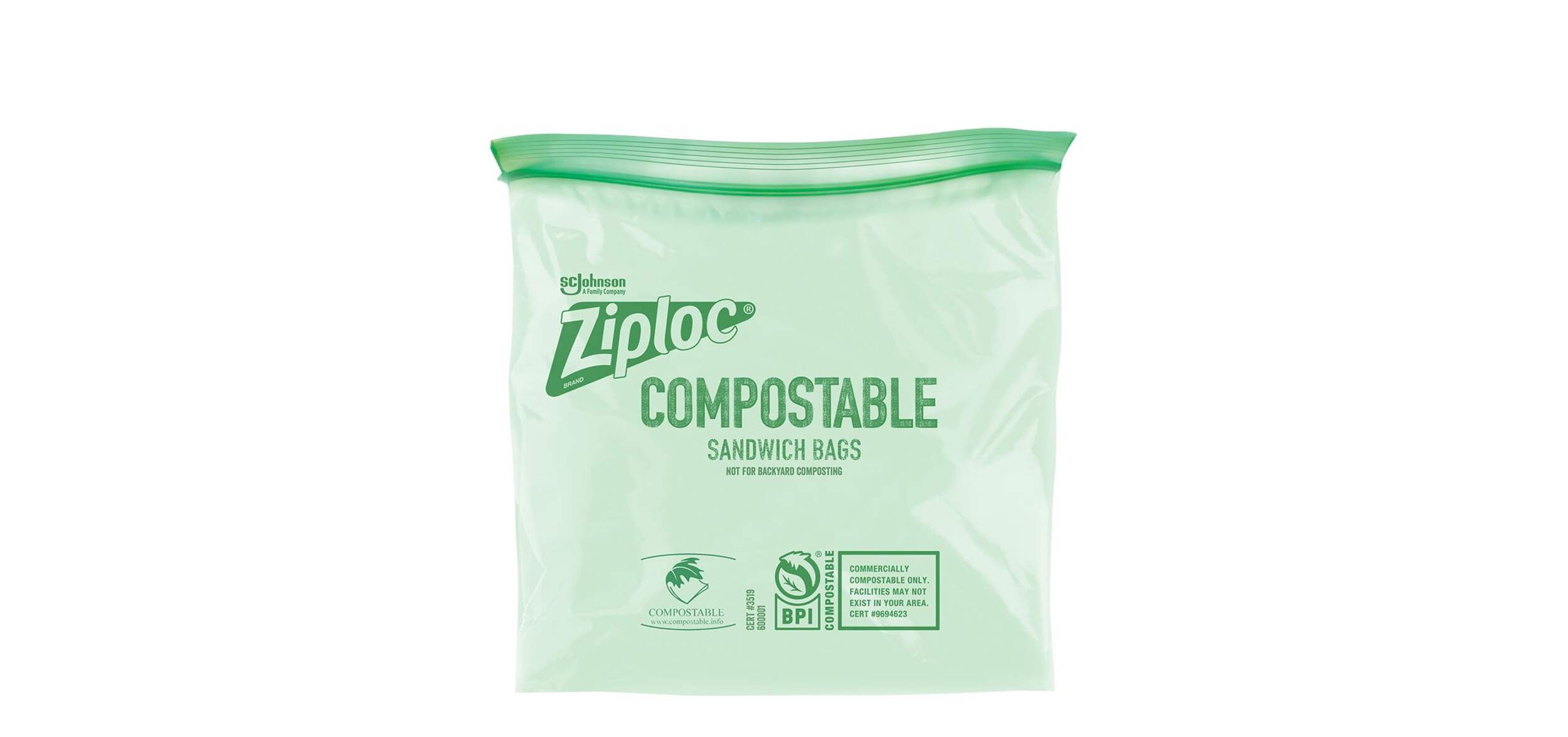 Ziploc Compostable Sandwich Bags, 810mL, 20pk Canadian Tire