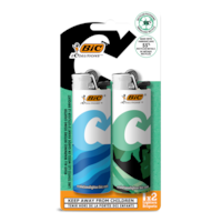 BIC Ecolutions Pocket Lighter, Eco-Friendly Candle Lighter, 2-pk
