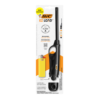 BIC® Reloadable Multi-Purpose Lighter, Black, 1-pk Front_Flat