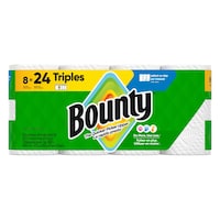 Bounty Select-A-Size Triple Roll Paper Towel, 2-ply, 8-pk