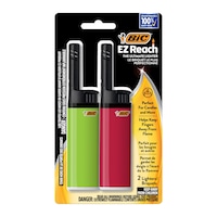 Bic EZ-Reach Classic Wand Lighter, Assorted Colours Front_Flat
