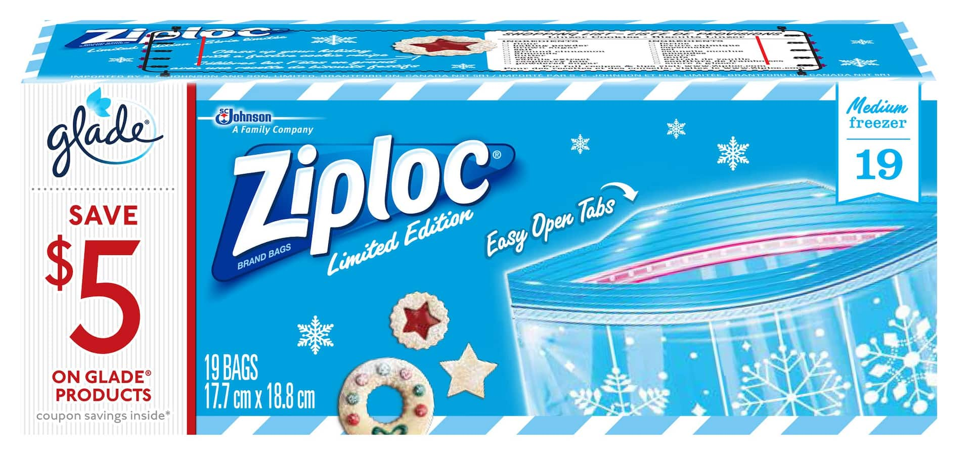 Ziploc® Holiday Freezer Bags, Medium | Canadian Tire