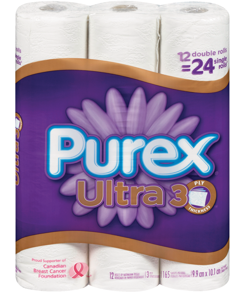 Purex Ultra Double Roll Toilet Paper, 12Roll Canadian Tire