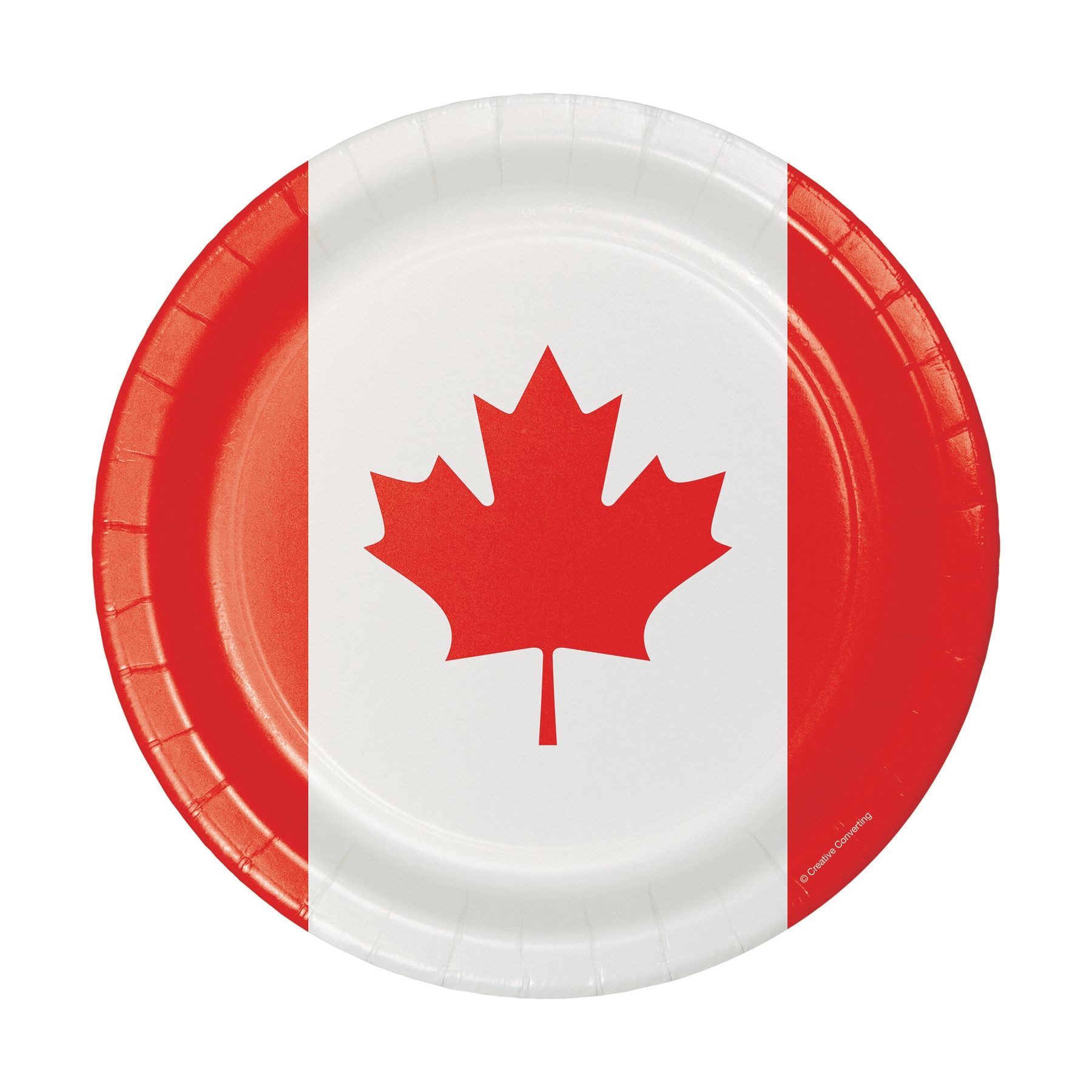 Goodtimes Lunch Dinner Plates, Canada Day Edition, 8in Canadian Tire