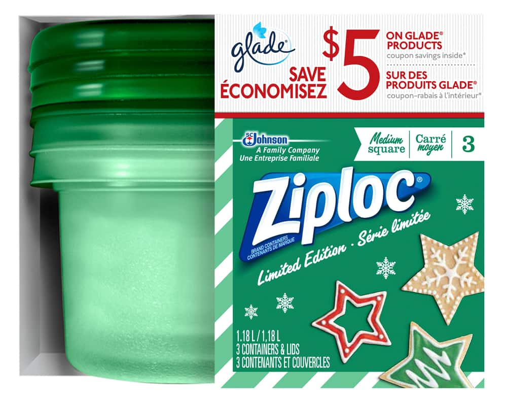 Ziploc - 4 Pack 709mL Small Disposable Square Food Containers :: Weeks Home  Hardware