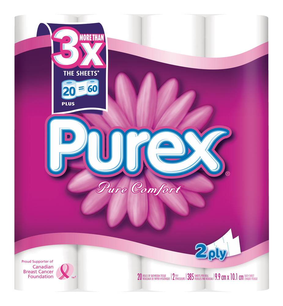 Purex Triple Roll Toilet Paper, 2ply Tissue, 20pk Canadian Tire