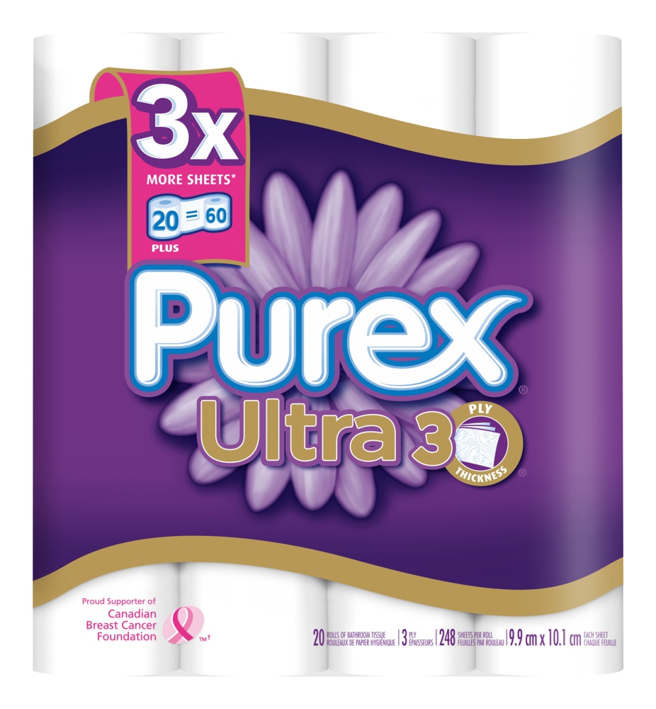 Purex Ultra Toilet Paper, 20Roll Canadian Tire