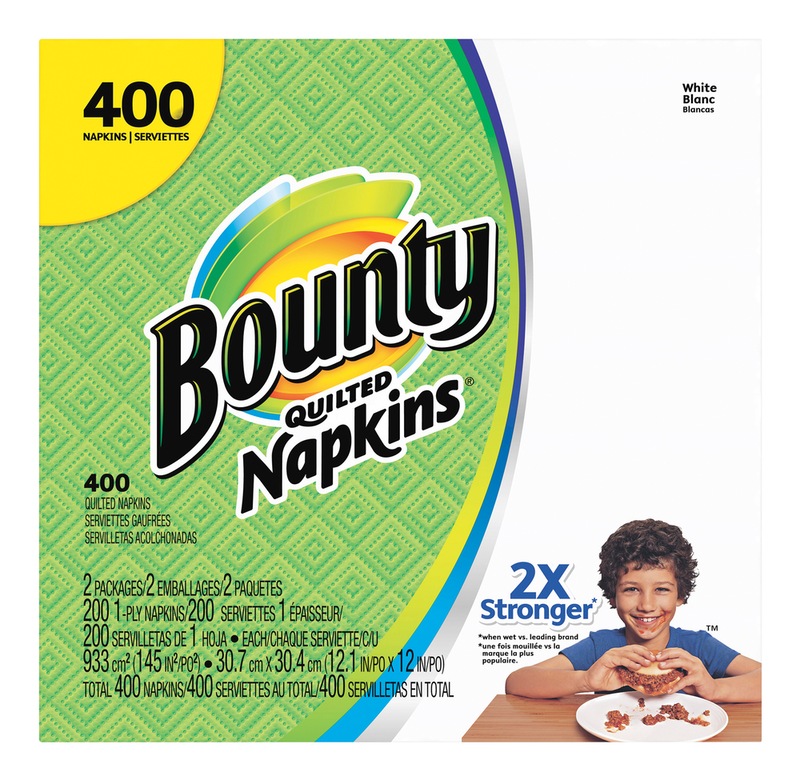 Bounty Quilted Napkins, 400Count Canadian Tire