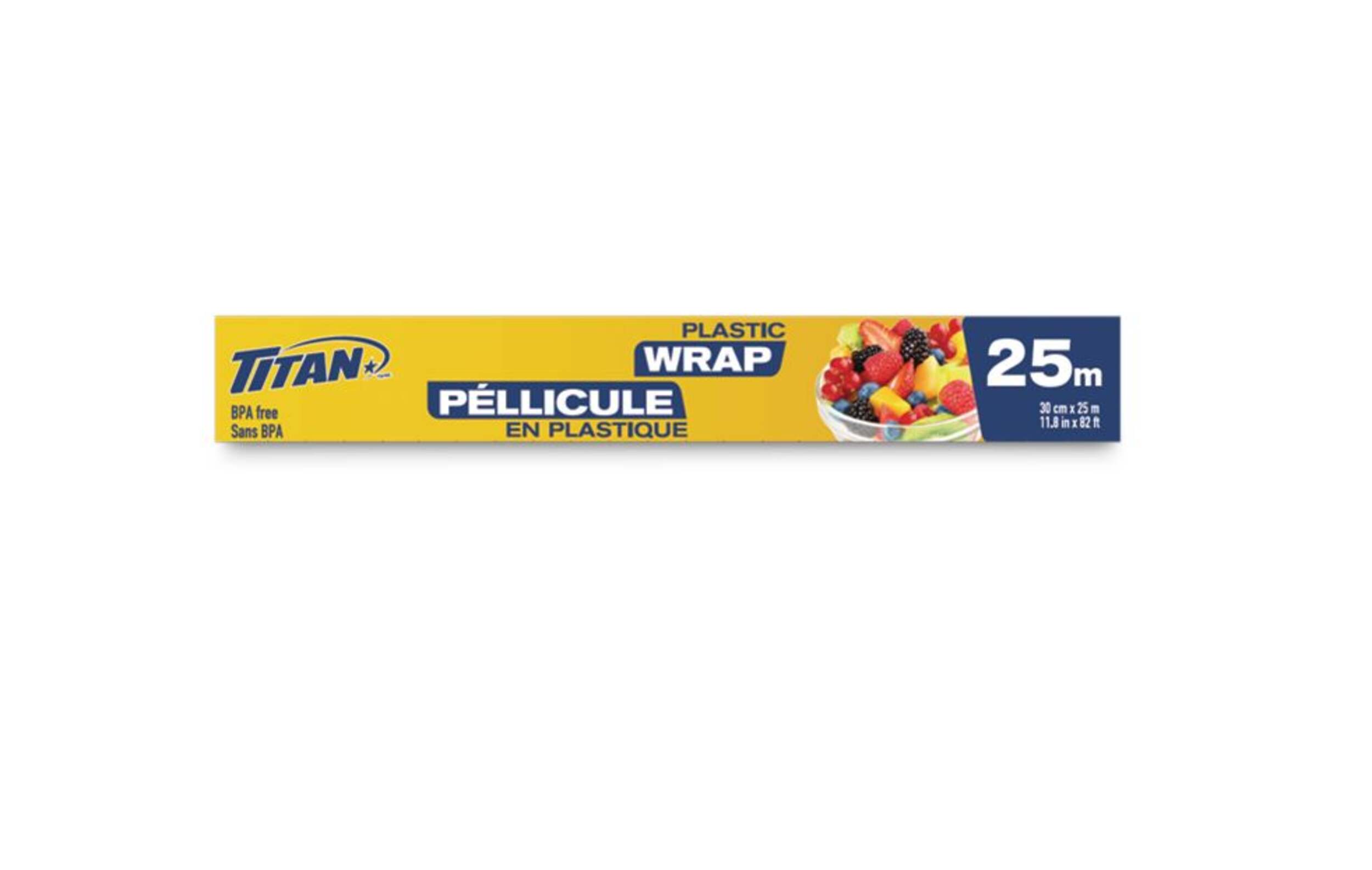 Titan Plastic Food Wrap, 82-ft Front_Flat