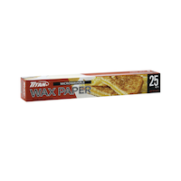 Titan Wax Paper for Baking, 25-ft, Microwave-Safe Front_Angled_Right