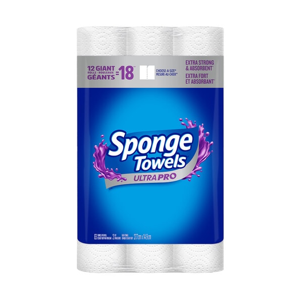 Sponge Towel Ultra Pro Paper Towel, 12pk Canadian Tire