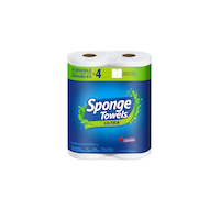 Essuie-tout absorbant Scotties Sponge Ultra, 2 épaisseurs, 2 rouleaux doubles Front_Elevated