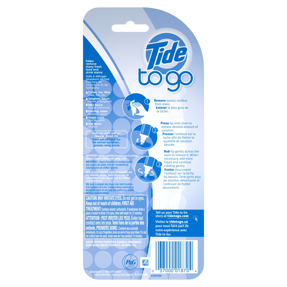 Tide to Go Pen Instant Stain Remover Canadian Tire