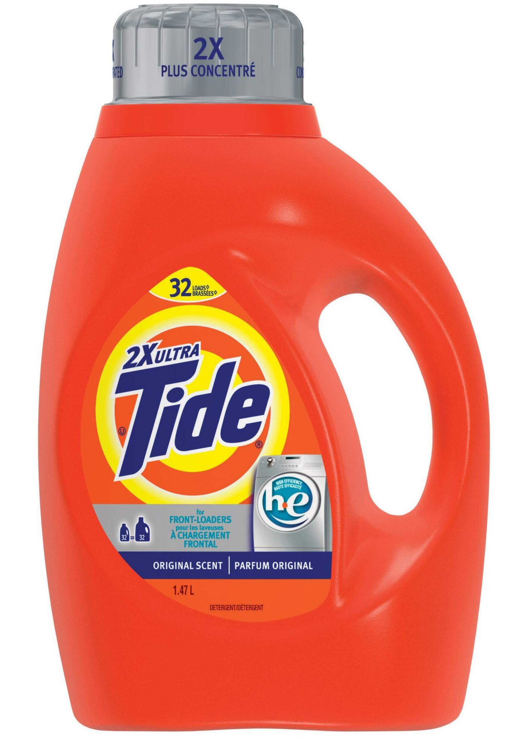 Tide Liquid HE, 32 Use Front_Flat