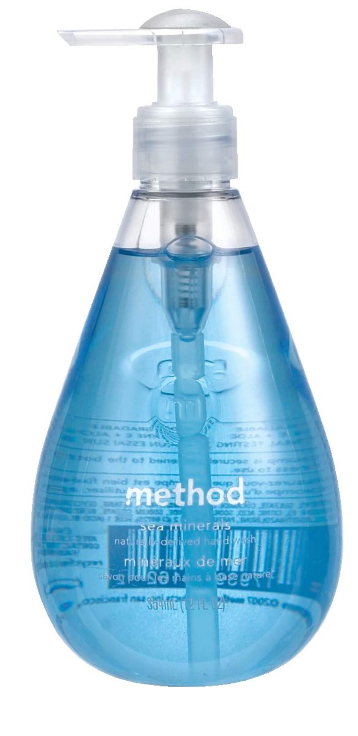 method Gel Hand Soap with Pump, Sea Minerals Scent, 354-mL Front_Flat
