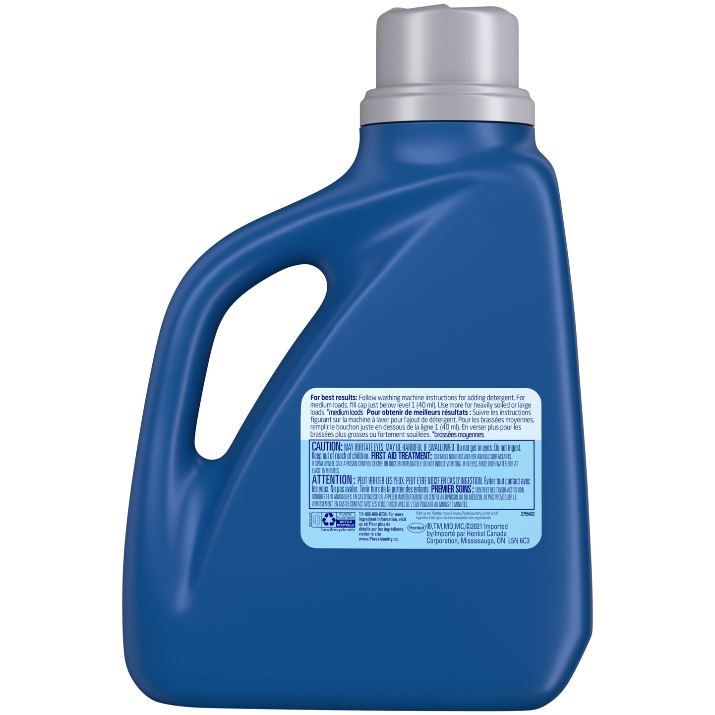 Purex Cold Water Liquid Laundry Detergent, Rainshower Scent, 64Load, 2