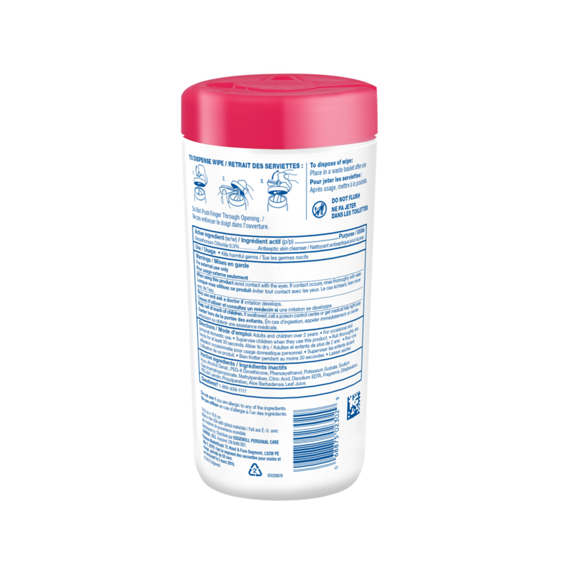 Wet Ones Antibacterial Hand Sanitizer Wipes, Assorted Scents, 40pk