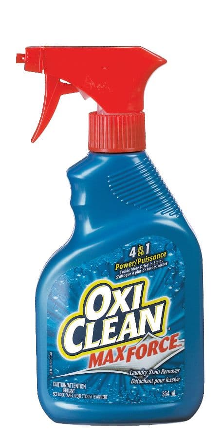 OxiClean MaxForce Foam Pre-Treater Stain Remover, Chlorine Bleach-Free, 354  mL
