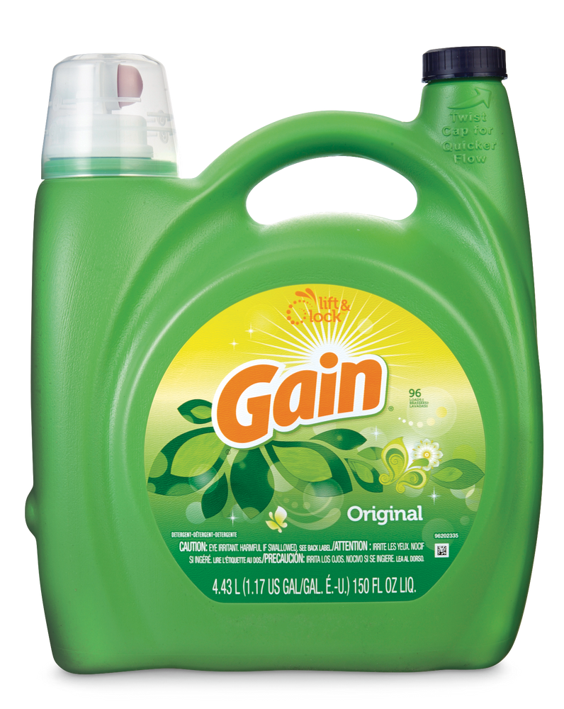 Gain Liquid Laundry Detergent with Aroma Boost, Original Scent, 96 Load