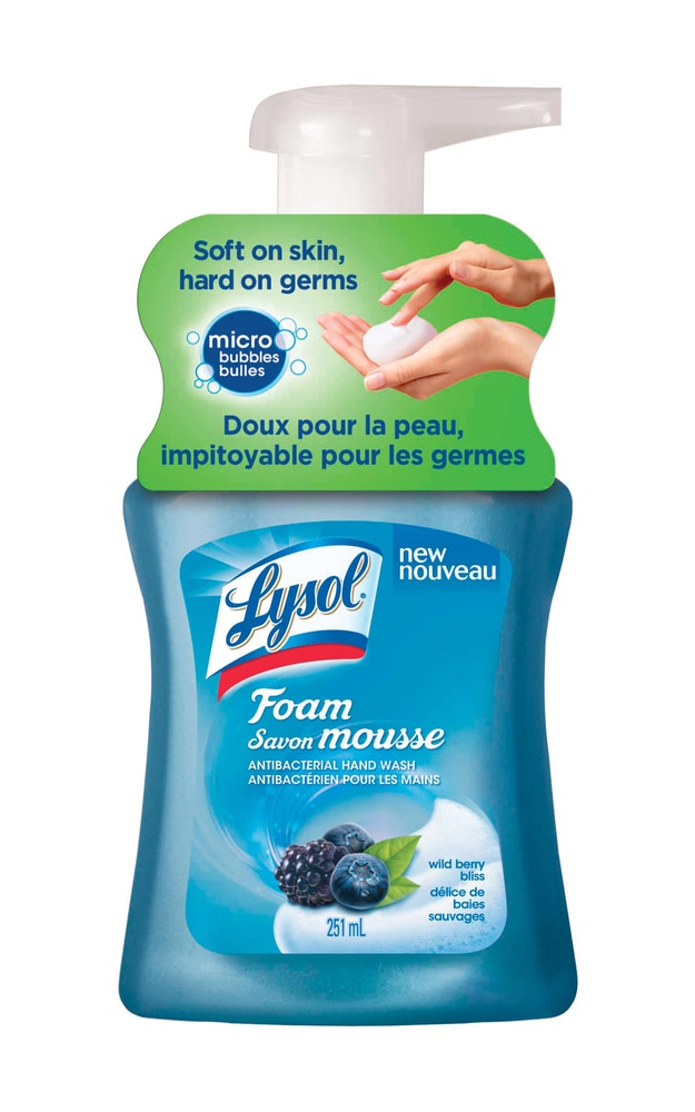 Lysol Foam Hand Soap, Wild Berry Bliss Canadian Tire
