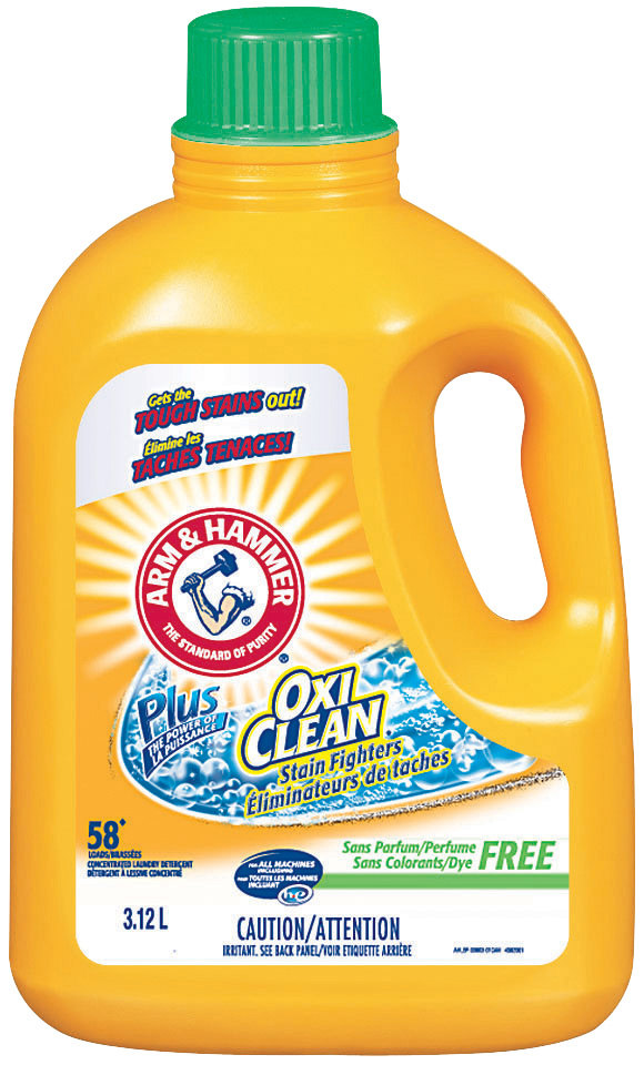 Détergent à lessive liquide Arm&Hammer OxiClean, sans parfum Canadian
