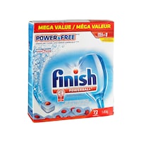 Finish Power & Free Powerball, 72-pk