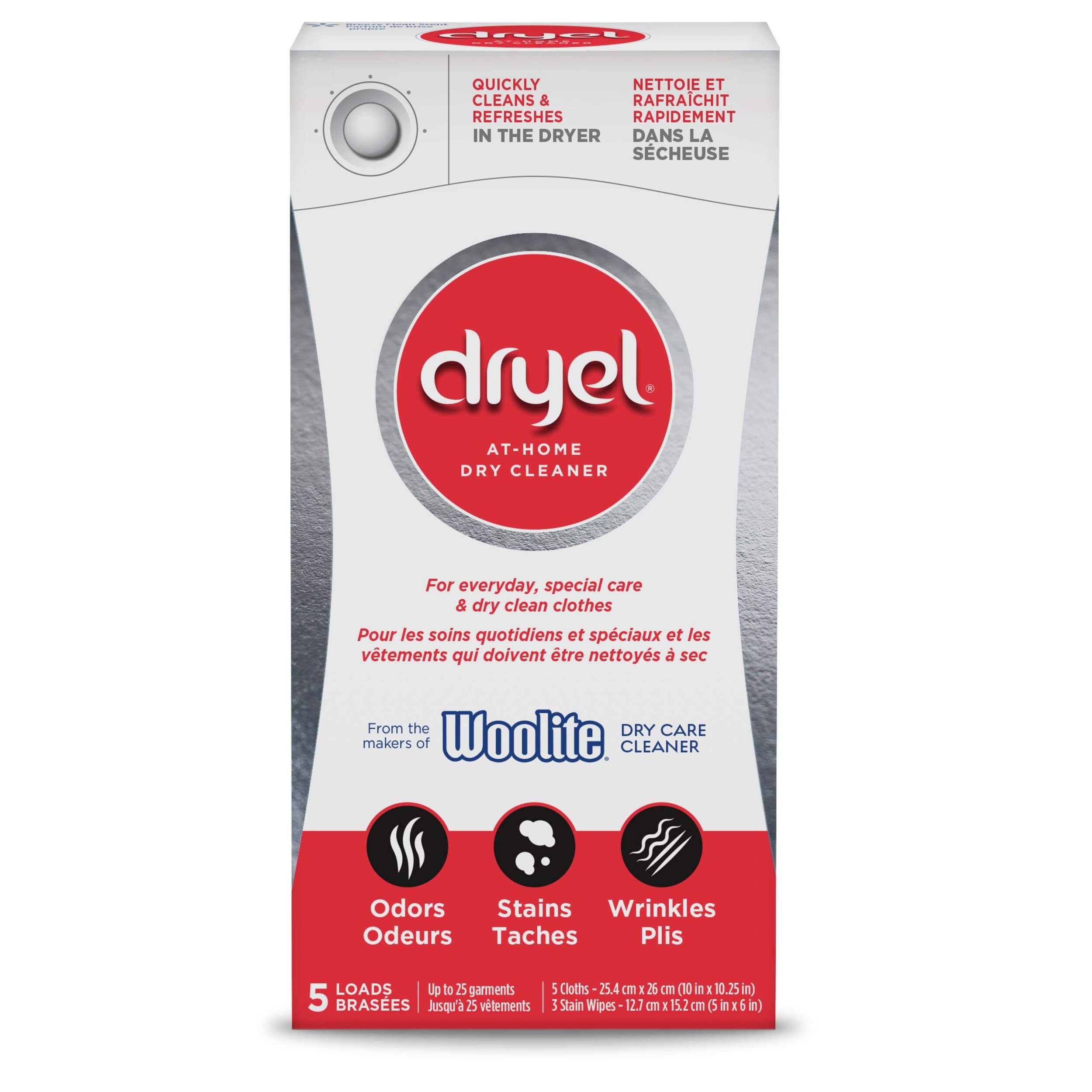 Dryel AtHome Dry Cleaner, 5pk Canadian Tire