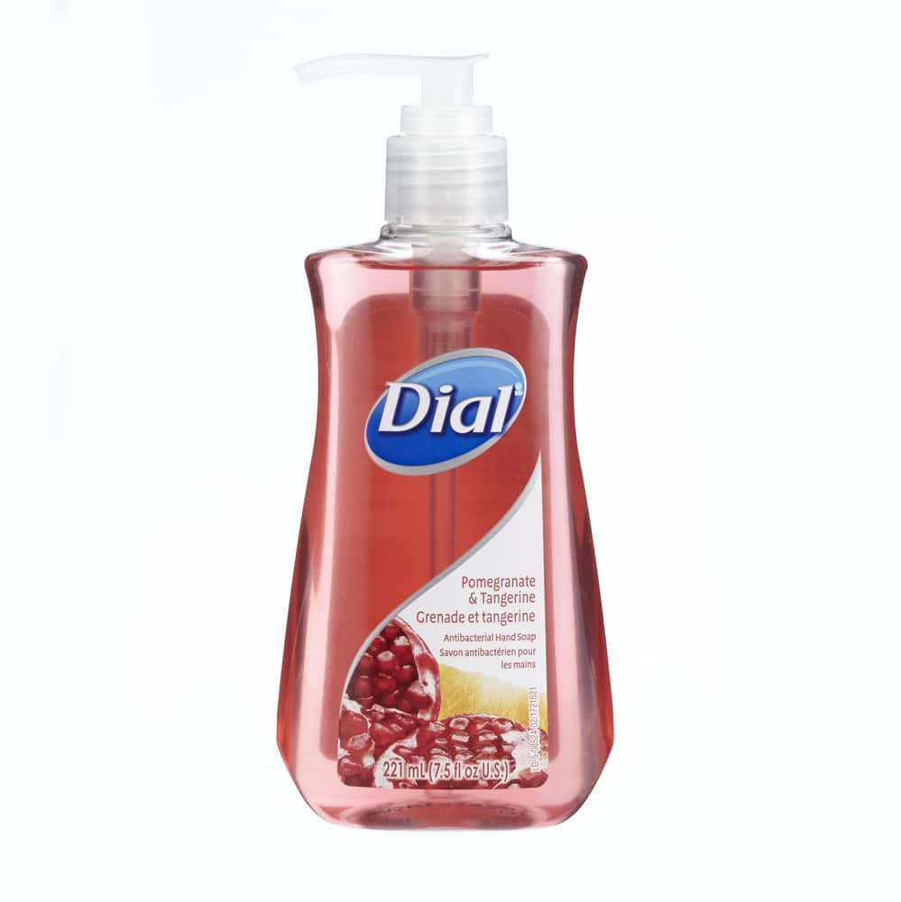 Dial Antibacterial Liquid Hand Soap With Pump Pomegranate And Tangerine Scent 221 Ml Canadian Tire