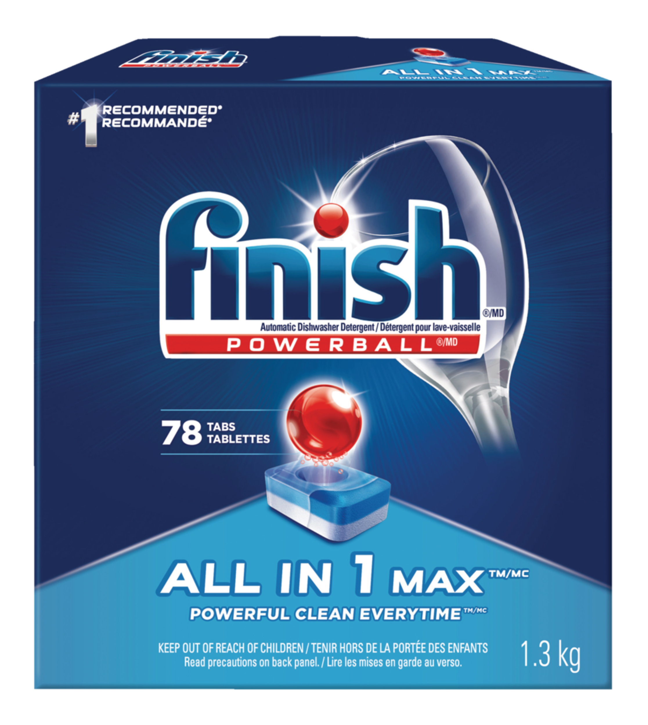 Finish All-In-One Powerball Tabs, 78-ct Front_Flat