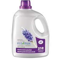 Détergent à lessive liquide Eco-Max, parfum de lavande, 210 brassées, 6,21 L Front_Flat