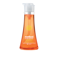 method Liquid Pump Dish Soap, Clementine Scent, 532-mL