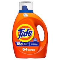 Tide Liquid Laundry Detergent, Original, 64 loads, 2.72 L Front_Flat